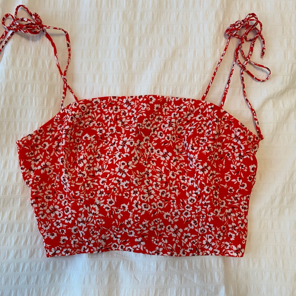Bustier Cropped Tank Top